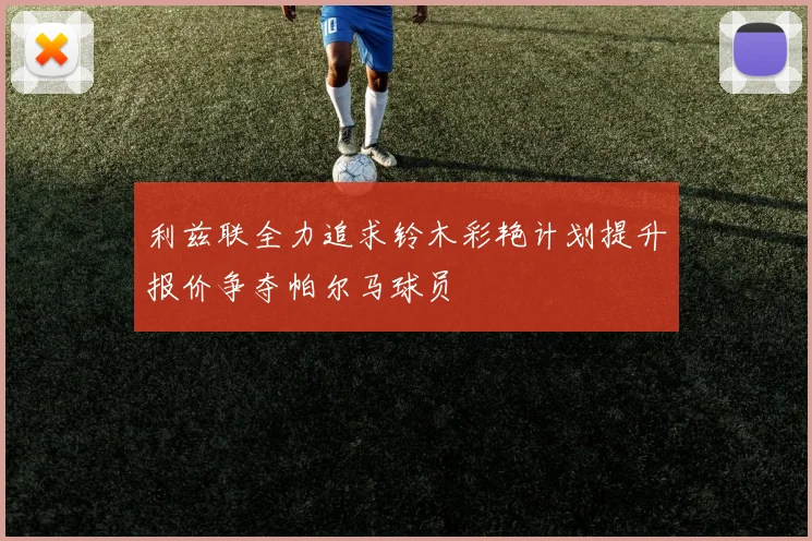 利兹联全力追求铃木彩艳计划提升报价争夺帕尔马球员